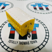 Yellow and White Narrow Gauge Coach Pull Along Capsule Plarail - Used